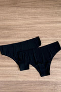 Kit 2 Calcinhas Tanga Corte A Laser Zee Rucci Ref 0437 - Lunna