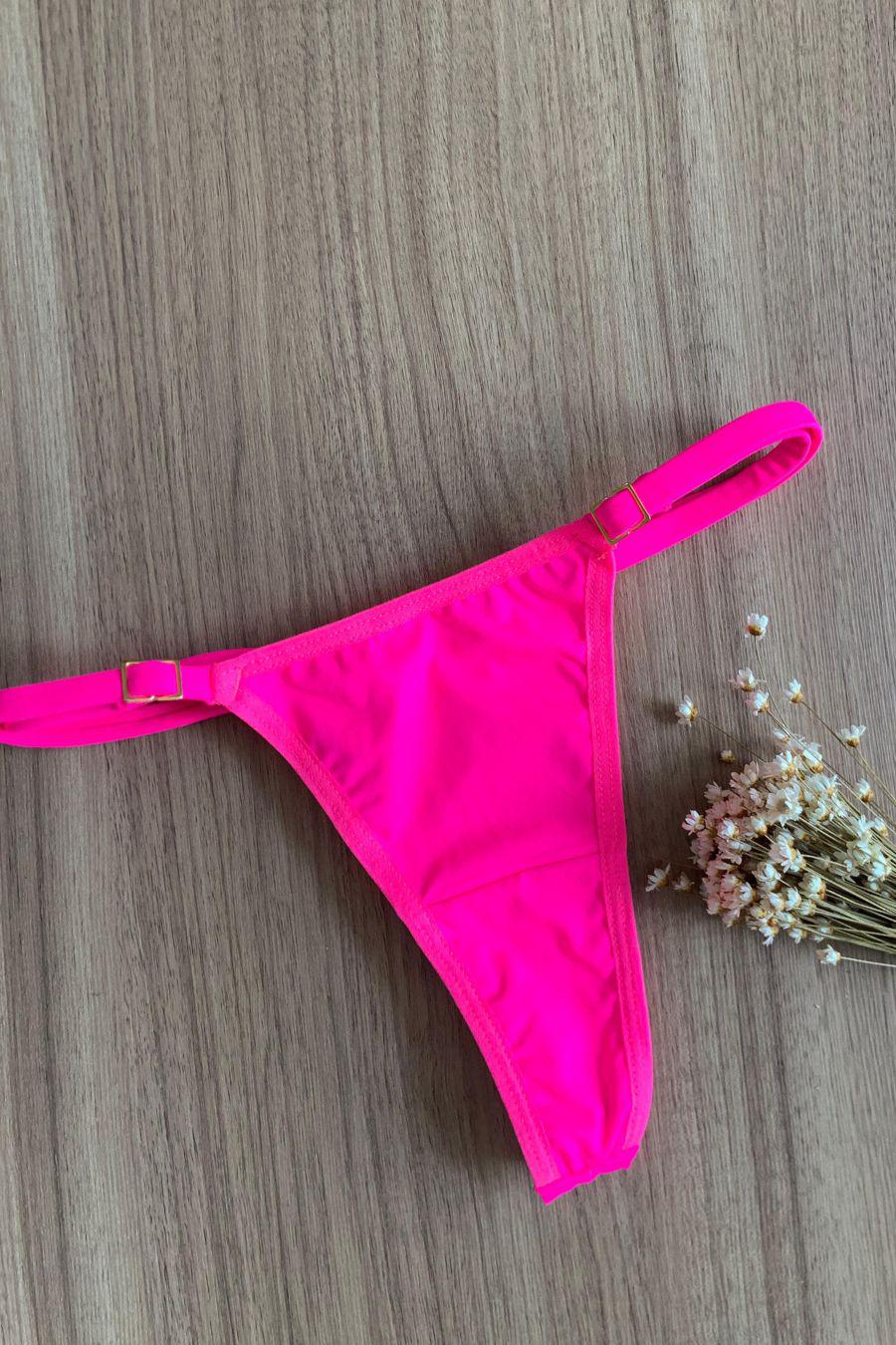 Calcinha Fio Com Elastico Encapado E Regulagem Ref 0835 - Lunna