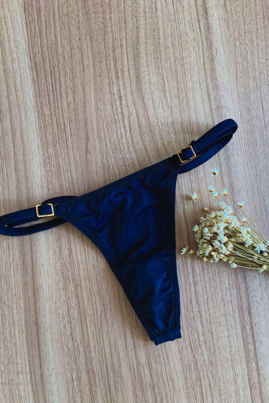 Calcinha Fio Com Elastico Encapado E Regulagem Ref 0835 - Lunna