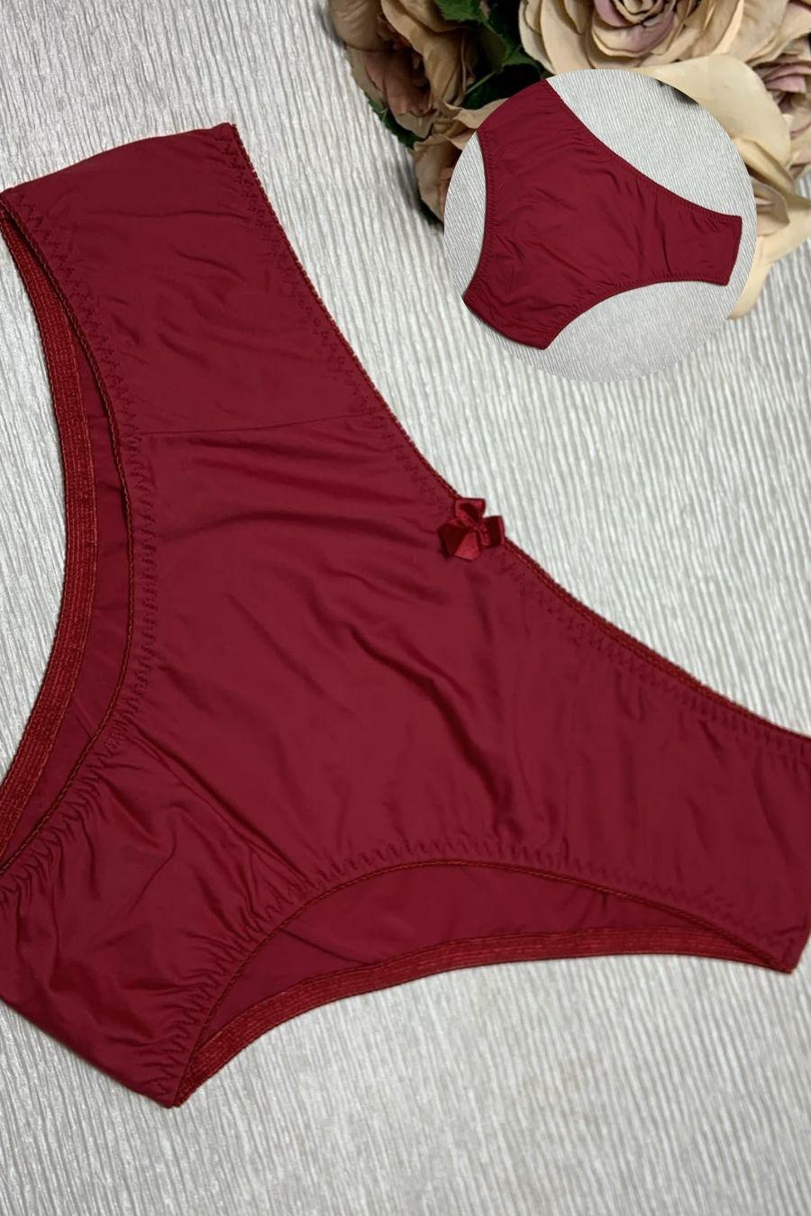 Calcinha Larga De Microfibra Modelo Tanga Ref 00005 - Lunna