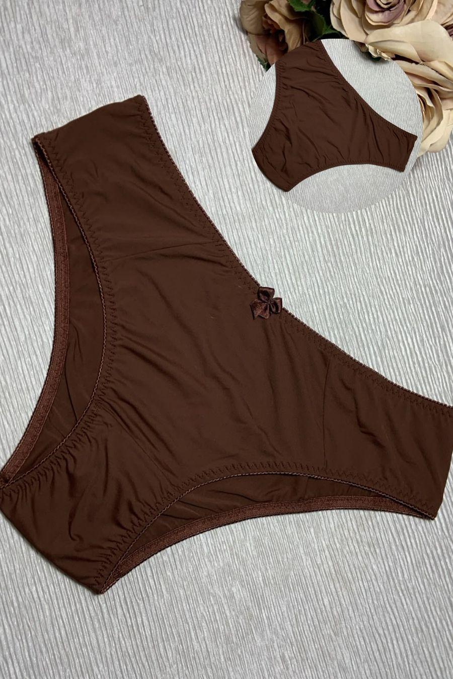 Calcinha Larga De Microfibra Modelo Tanga Ref 00005 - Lunna